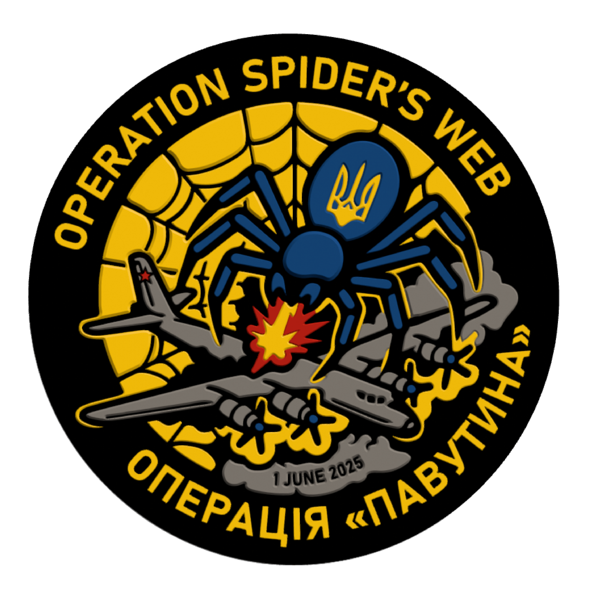 【激レア】　operation spider web パッチ　セット Operation Spider's Web PVC Patch – Badass Patches