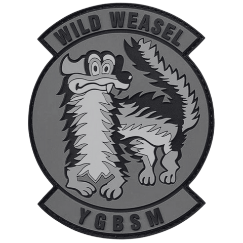 ヴィドウウィーゼル PVCパッチ YGBSM Wild Weasel YGBSM PVC Patch – Badass Patches