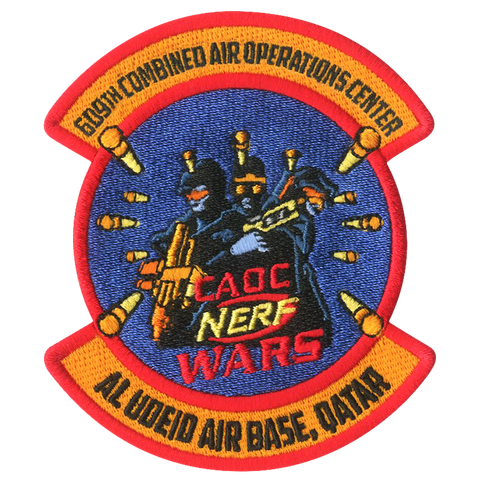 609 CAOC Nerf Wars Embroidered Patch – Badass Patches