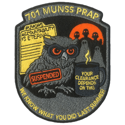 701 MUNSS PRAP Embroidered Patch – Badass Patches
