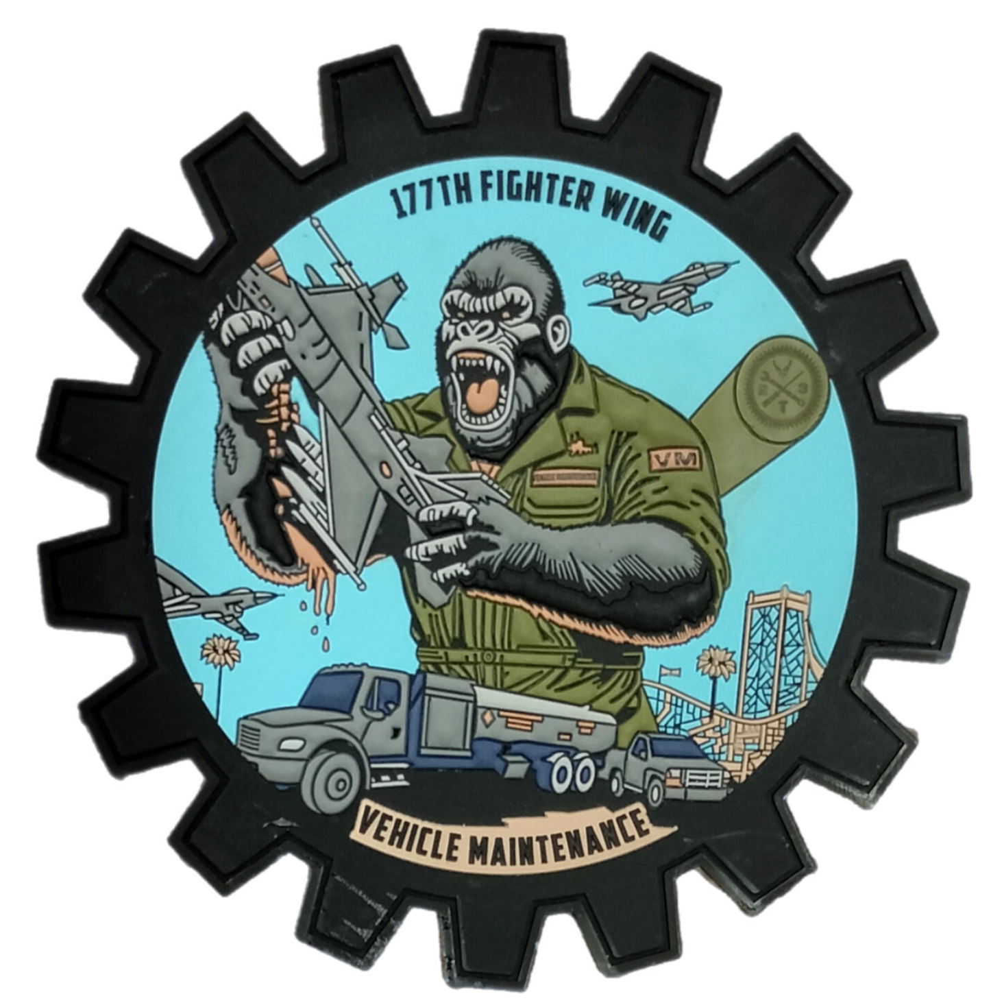 177th Vehicle Maintenance Gorilla – Badass Patches