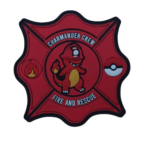 Charmander Crew PVC Patch - Badass Patches