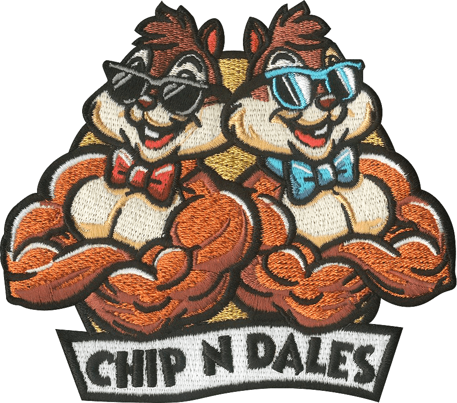 Chip N Dales Embroidered Patch - Badass Patches