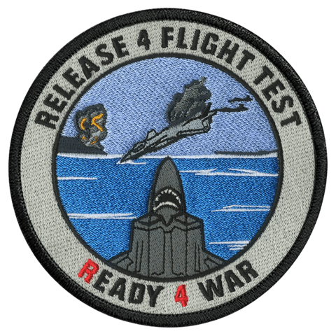 Release 4 Flight Test Embroidered Patch – Badass Patches