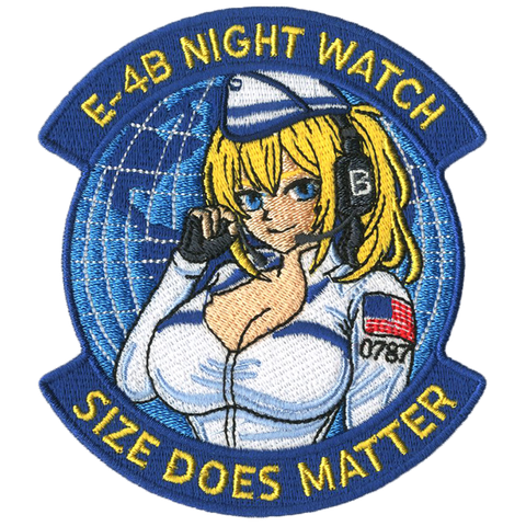 Size Does Matter E-4B Embroidered Patch – Badass Patches